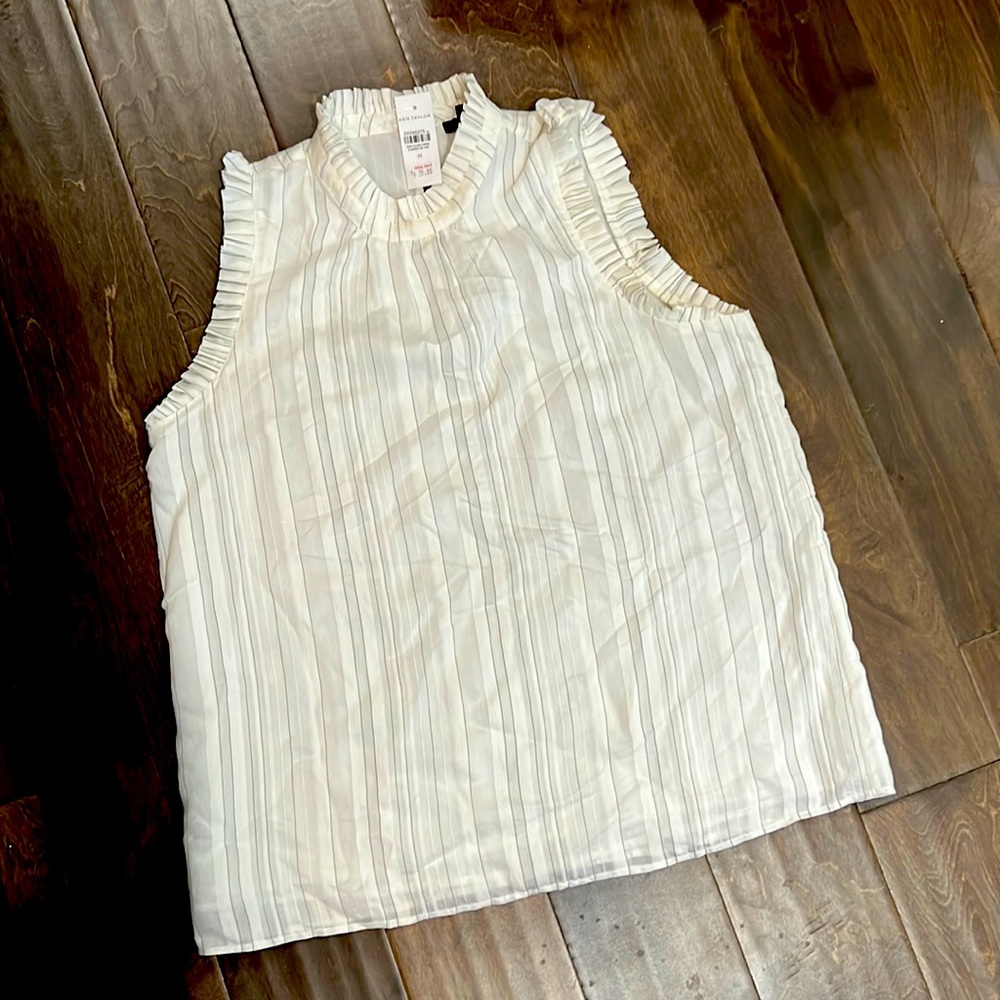 Ann Taylor high neck blouse